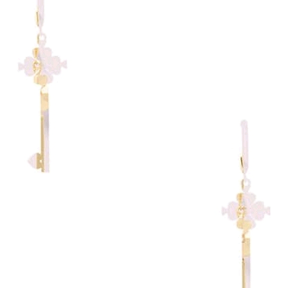 NEW Kate Spade Lock & Spade Legacy Drop Earrings - Picture 2 of 8